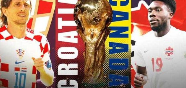 بث مباشر… مشاهدة مباراة كرواتيا وكندا يلا شوت اليوم الأحد فى كأس العالم | كورة لايف بلس | koora live Plus | مباريات اليوم بث مباشر جوال kooralive